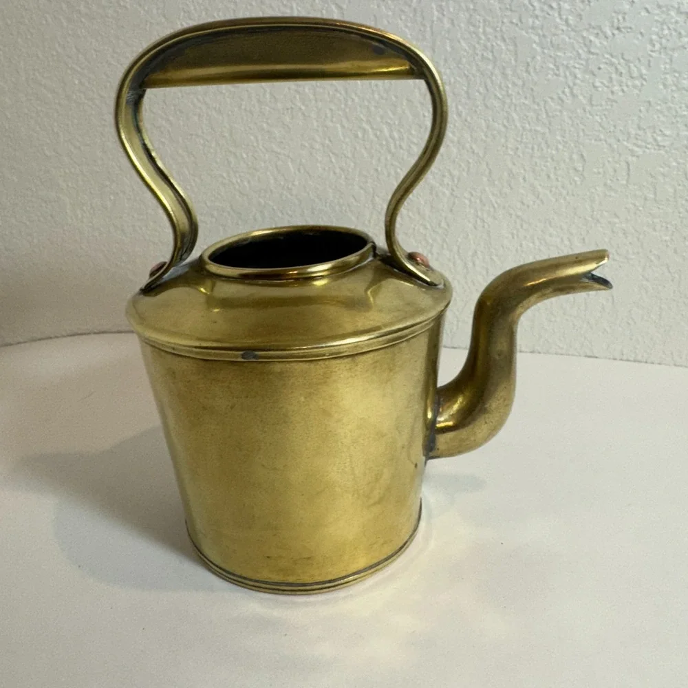 Vintage‎ Brass Teapot Kettle Pitcher Small Water Can